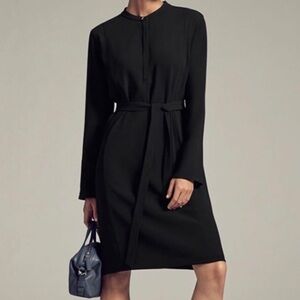 MM LaFleur Nikki Long sleeve LBD Shirt Dress